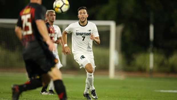 Michigan State men's soccer (PHOTO:  MSU SID)
